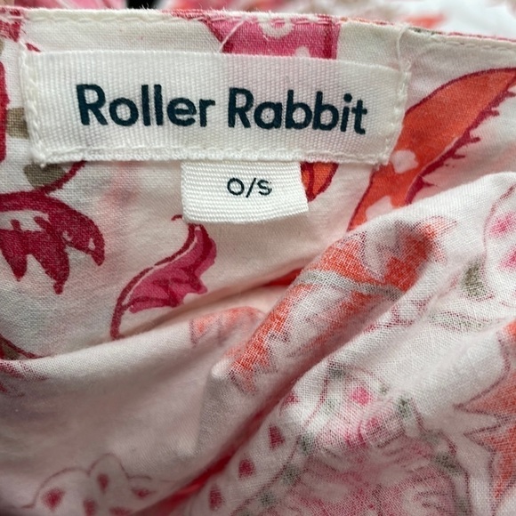 Roller Rabbit Amanda Kimono floral paisley robe cover up 100% cotton one size - Picture 5 of 10